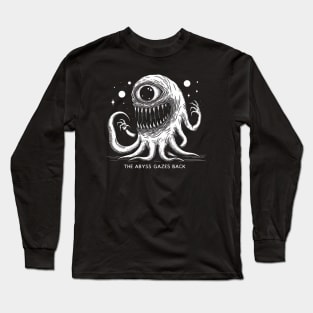 The Abyss Gazes Back Long Sleeve T-Shirt